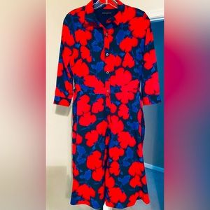 COPY - Banana Republic 3/4 mid calf fall dress